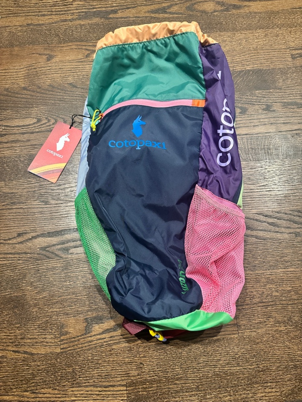 NWT cotopaxi Multicolor Luzon 24L Backpack Del Dia - Blue, Pink, Purple, Green